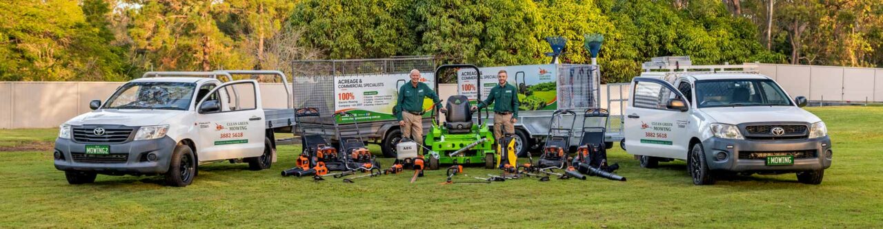 Lawn Mowing Brisbane - Commercial & Acreage Mowing - 100% Electric