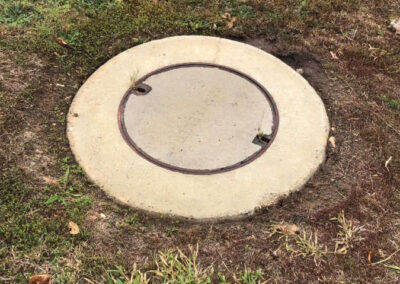 Man Hole Concrete Cleaning